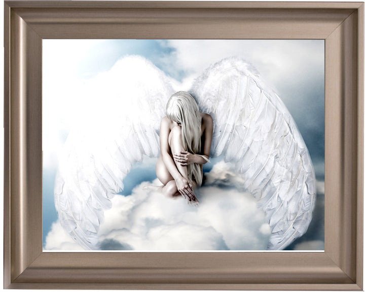 White cloud angel