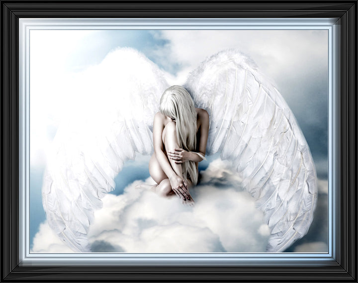 White cloud angel