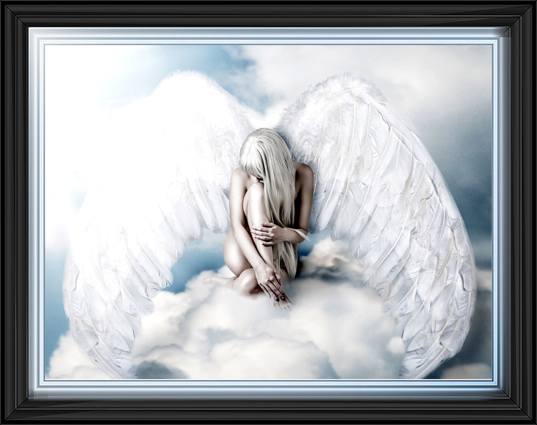 White cloud angel