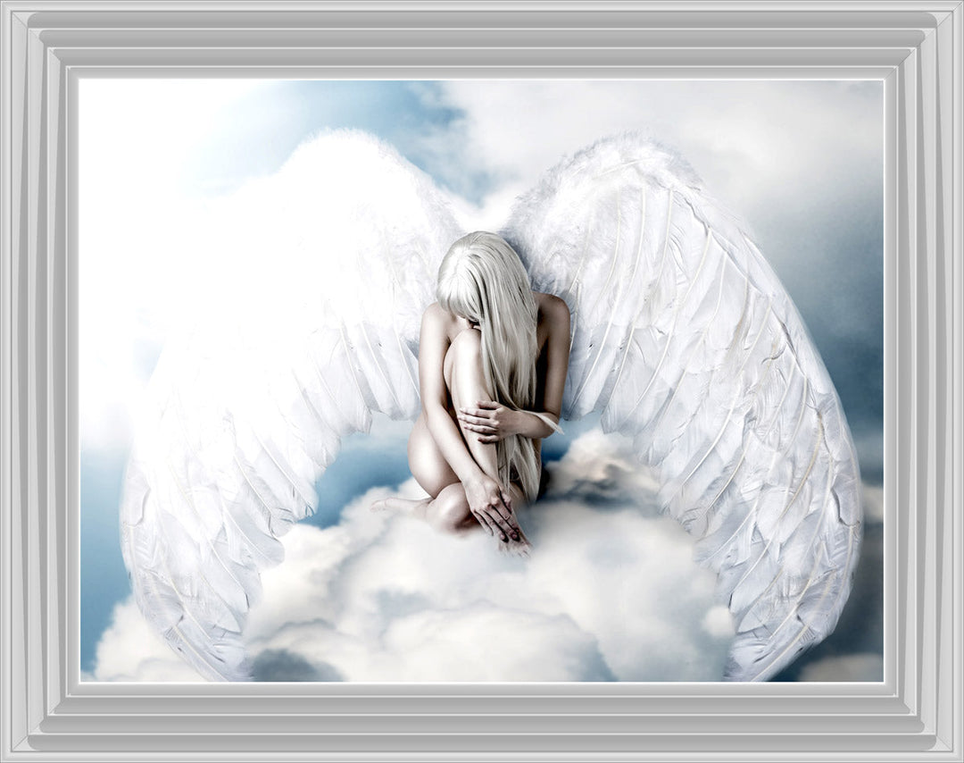 White cloud angel