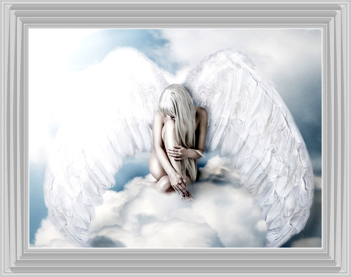 White cloud angel