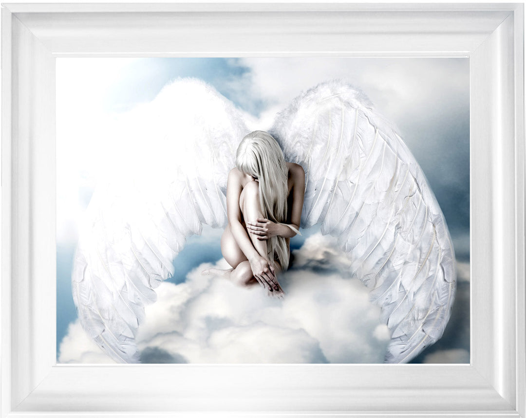 White cloud angel