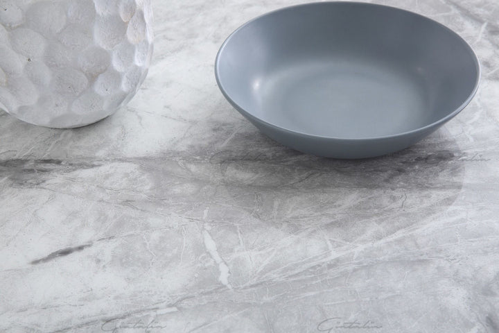 Calacatta Dining Table - Grey Marble