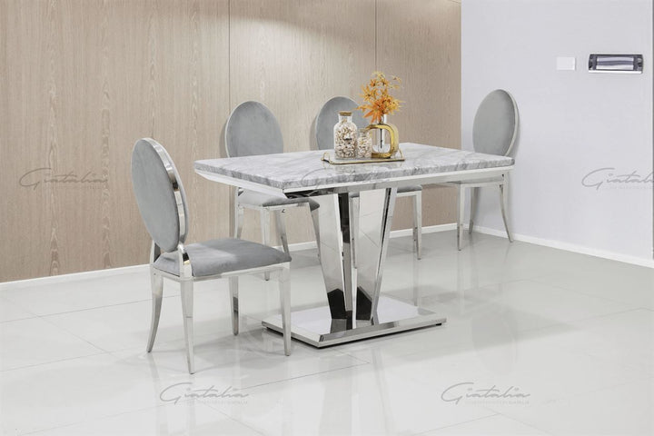Riccardo 120 Rectangle Dining Table - GREY