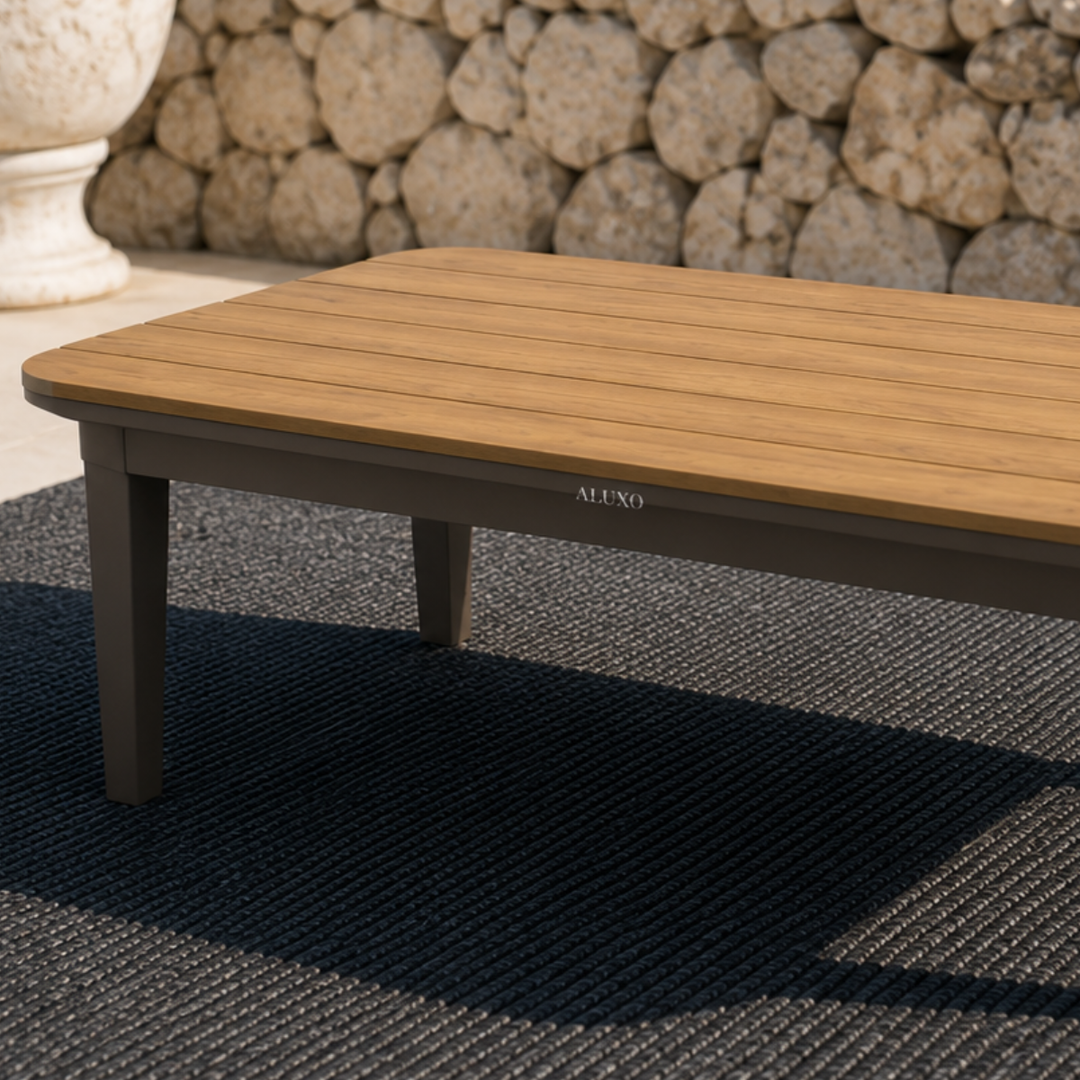ALUXO® Hemera Outdoor Range - Wood - 5 Seater Lounge Set