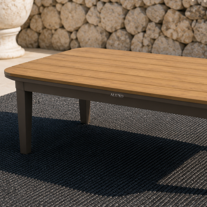 ALUXO® Hemera Outdoor Range - Wood - 5 Seater Lounge Set