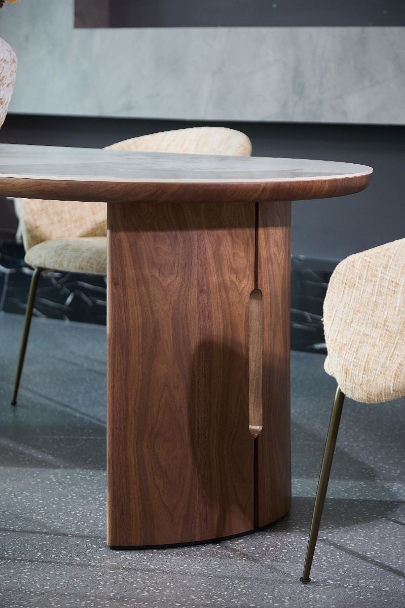 Isabella Table - Walnut & Pandora