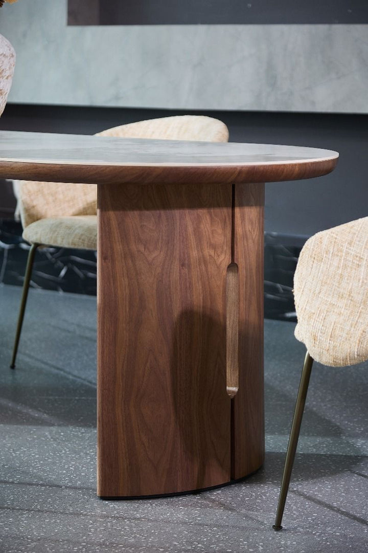 Isabella Table - Walnut & Pandora
