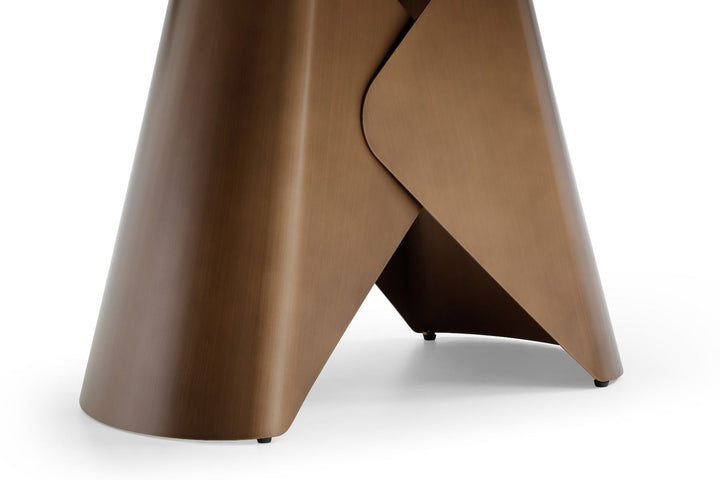 Levente BIG Table - Brass & White Pandora Classico