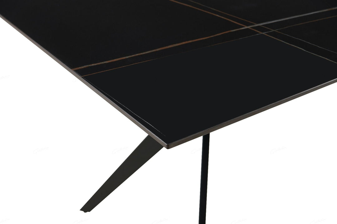 Livia Table Black Sintered Stone