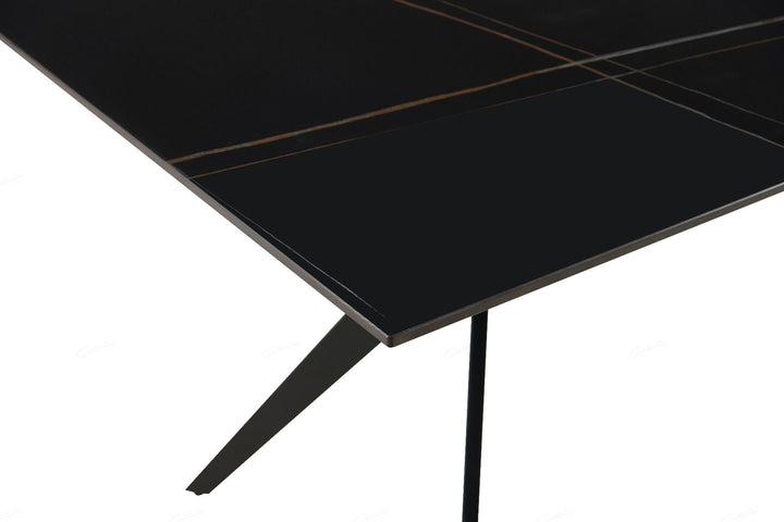 Livia Table Black Sintered Stone