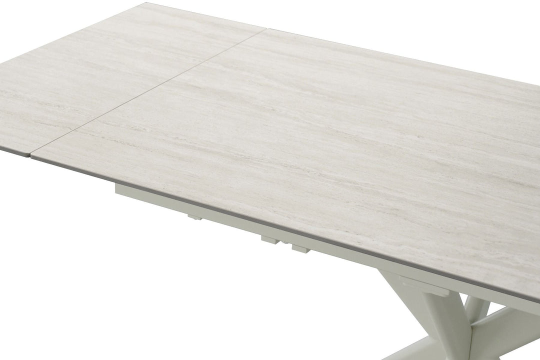 Lucia Extending Table - Sandy Beige