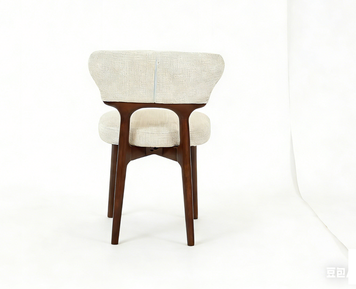 Luciano Chair - Walnut & Cream