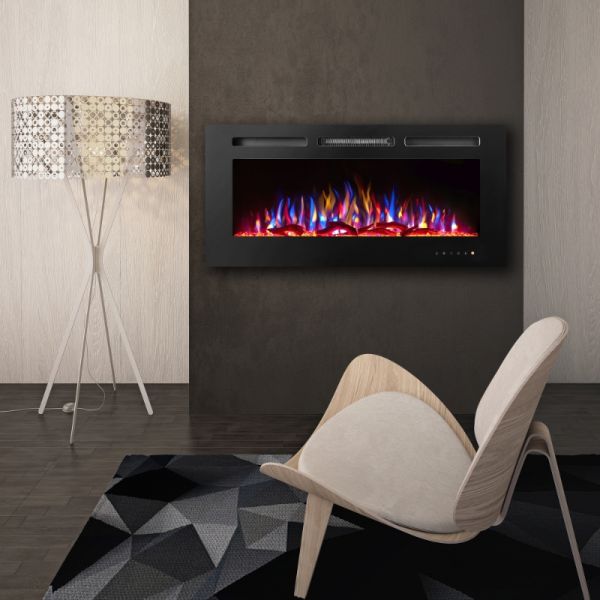 Luminis Insert Fire 60'' - WiFi - Black