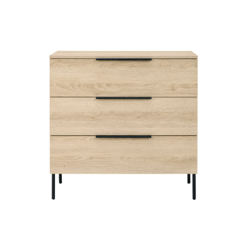 Luna Modern 3 Drawer Chest