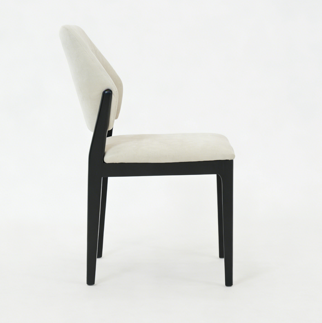 Mira Chair - Black & Cream
