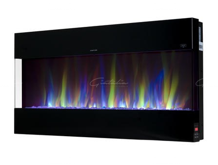 Mirage Mantel Fire - 50'' - Black