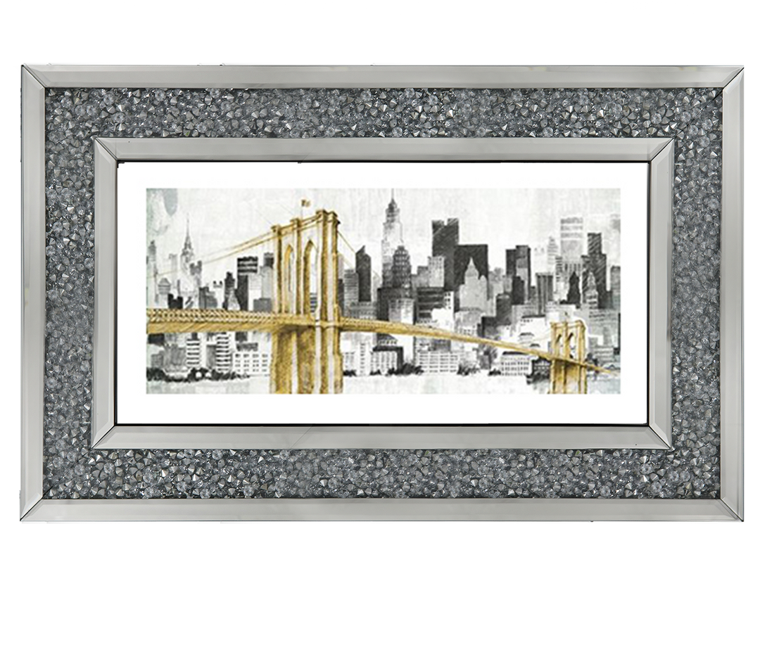 AB055 Brooklyn Bridge abstract