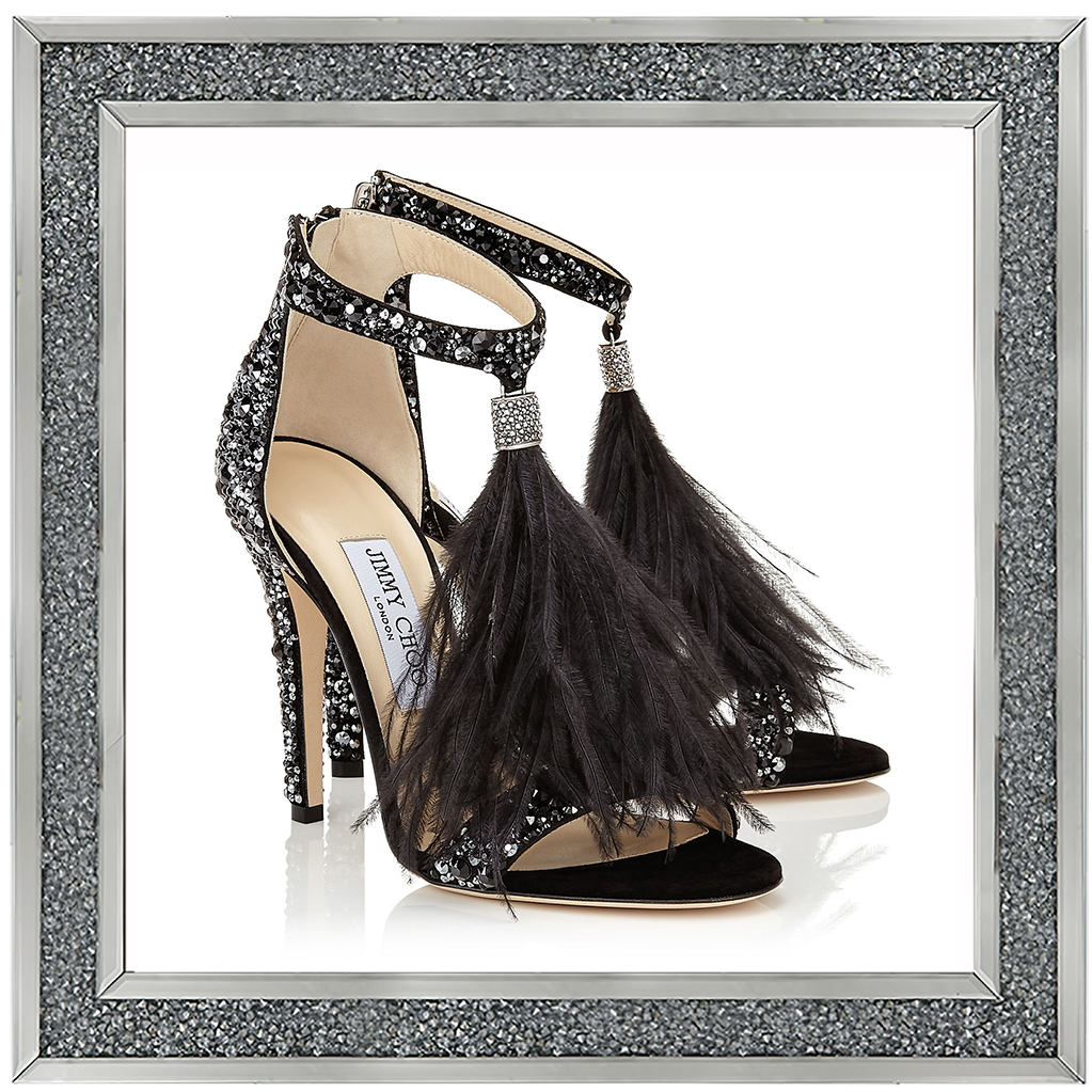 FS048 Black high heels