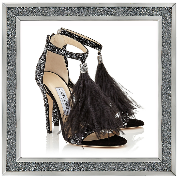 FS048 Black high heels