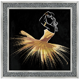 FG070 Golden Dress Puff