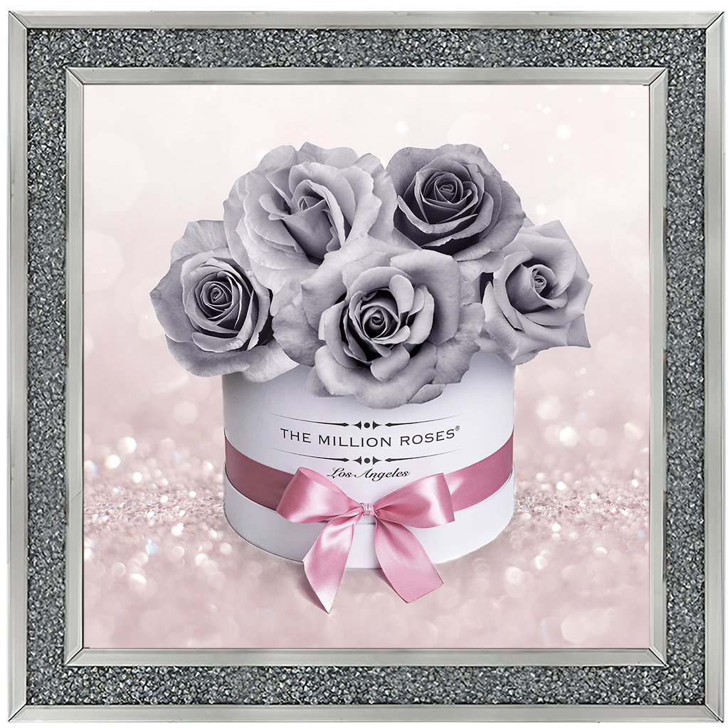 FL084 Grey Flower Box