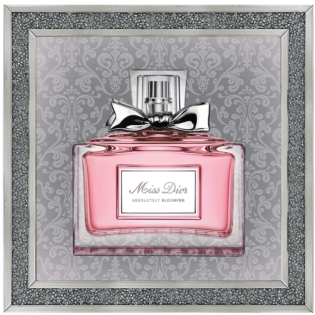 FS079 Perfume bottle on grey background
