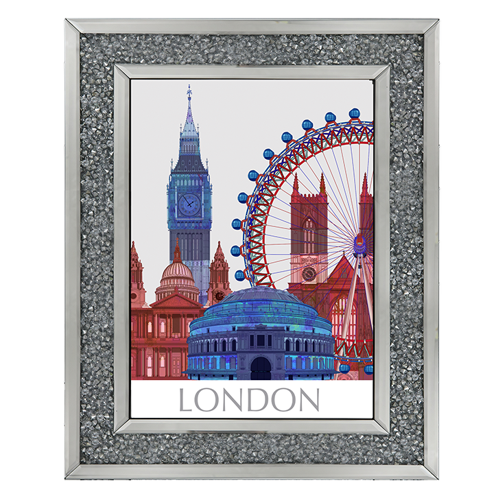 CY049 London Landmarks , Red Blue