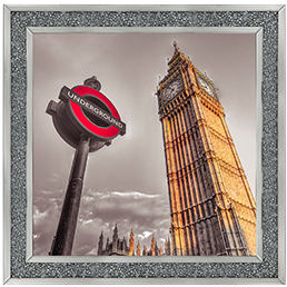 CY087 Underground sign with Big Ben