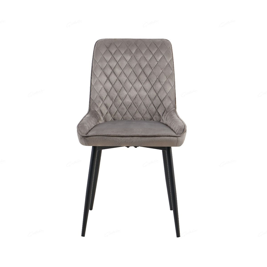 Nina Chair - Grey Velvet