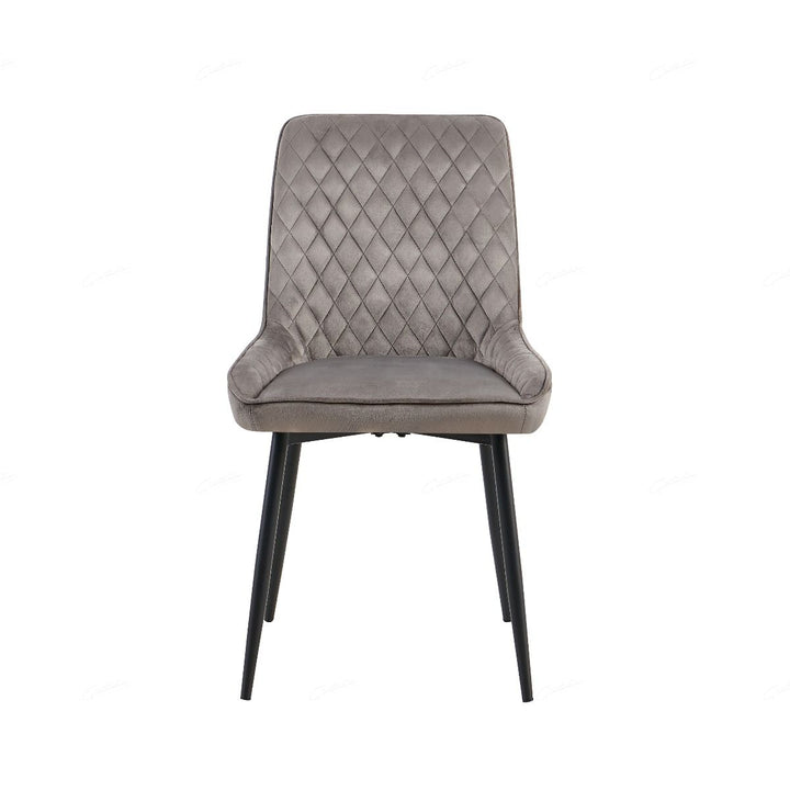Nina Chair - Grey Velvet