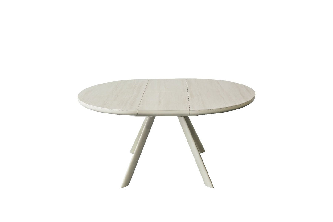 Orbita Extending Table - Pebble Beige