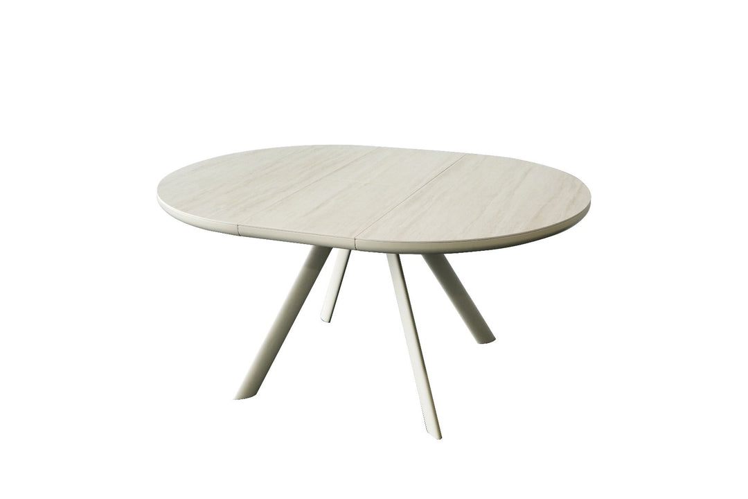 Orbita Extending Table - Pebble Beige