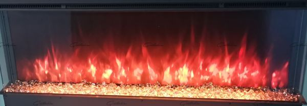 Luvelle 3D Panoramic Fire - 50'' - Black