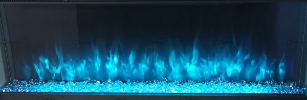 Luvelle 3D Panoramic Fire - 60'' - Black