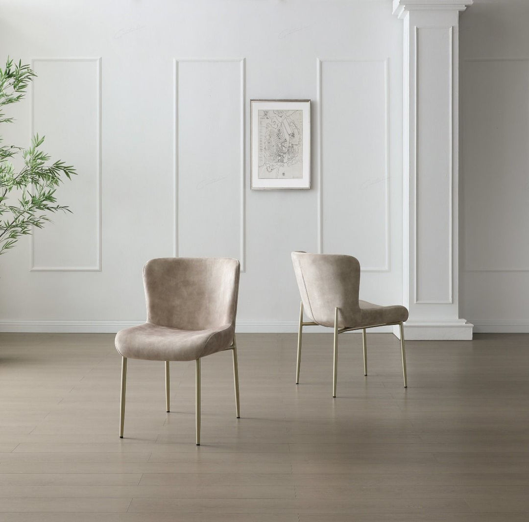Pietra Chair - Champagne Fabric