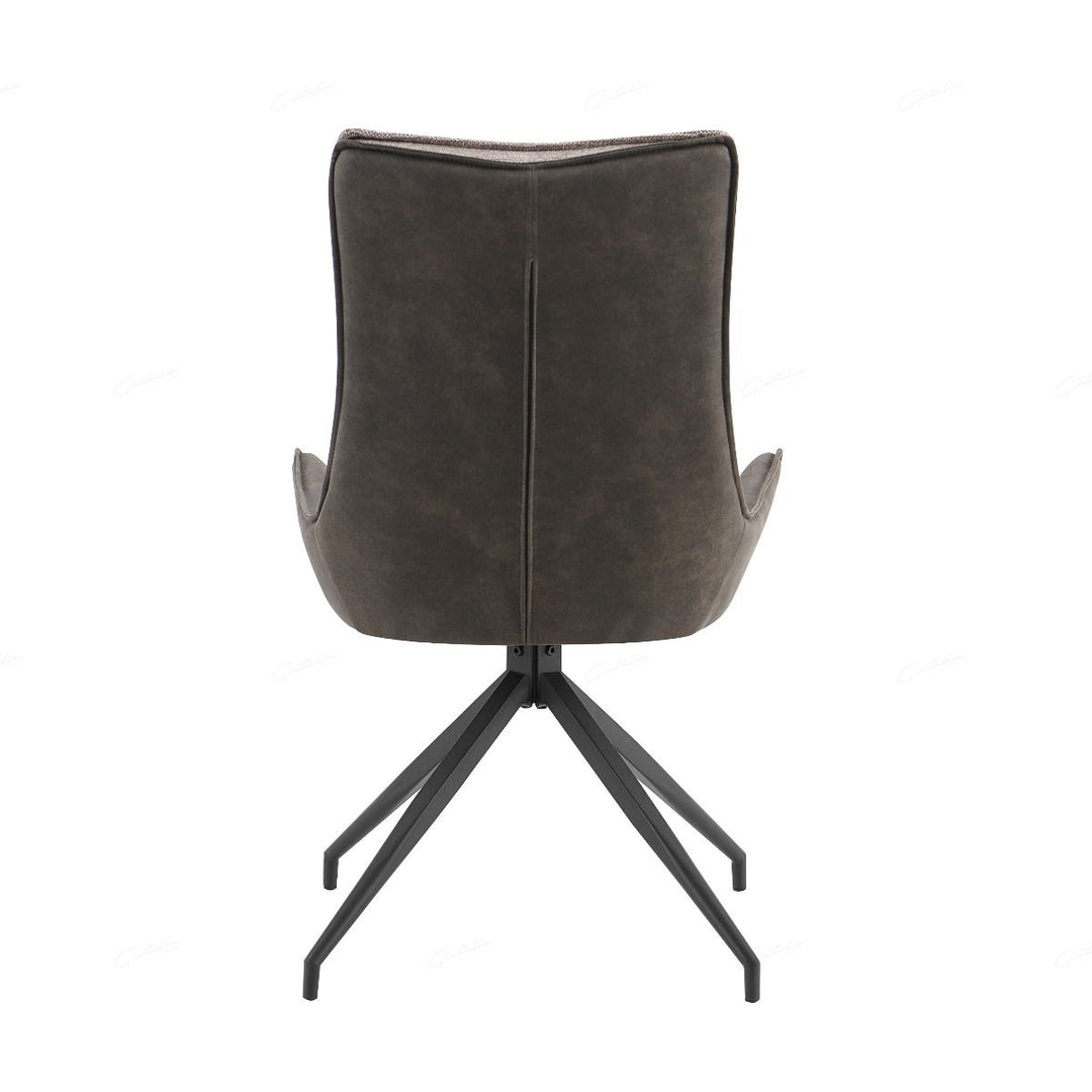 Plush Chair - Grey Contrasting Fabric