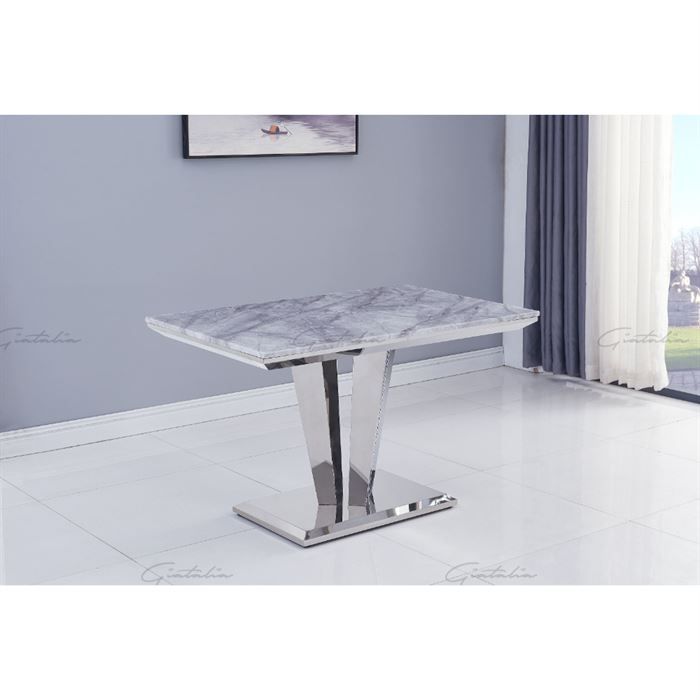 Riccardo 120 Rectangle Dining Table - GREY