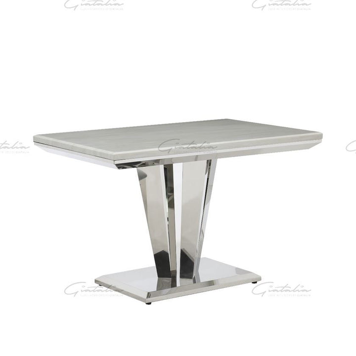 Riccardo 120 Rectangle Dining Table - Cream