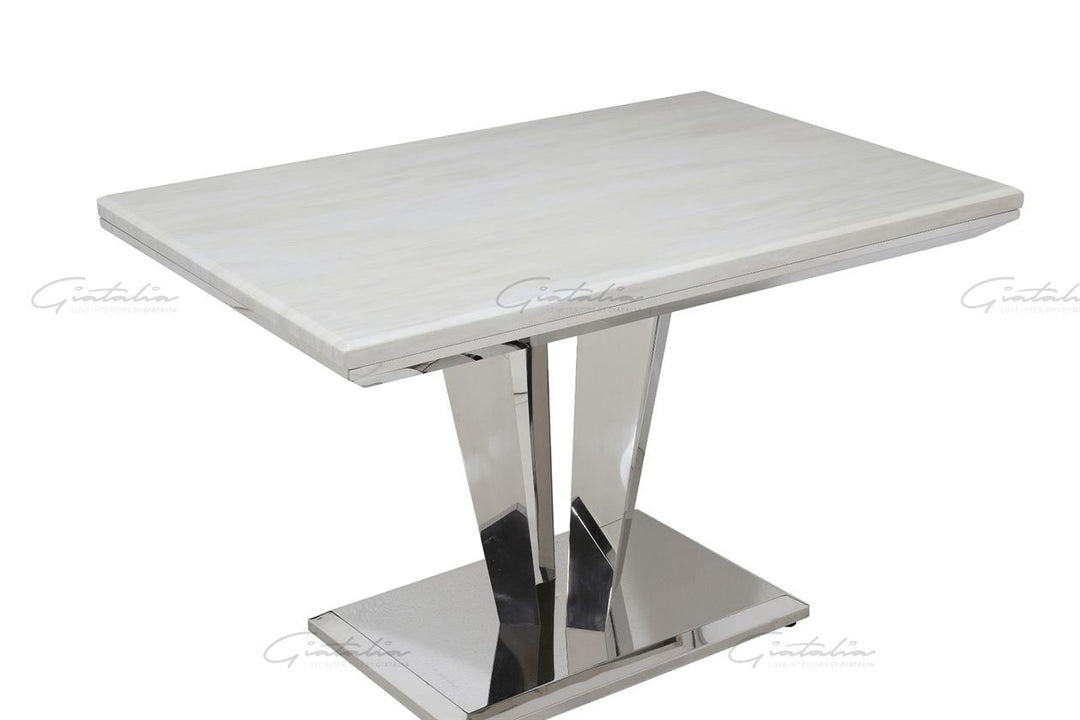 Riccardo 120 Rectangle Dining Table - Cream