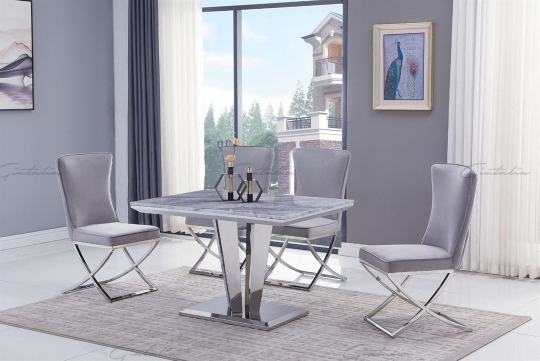 Riccardo 120 Rectangle Dining Table - GREY