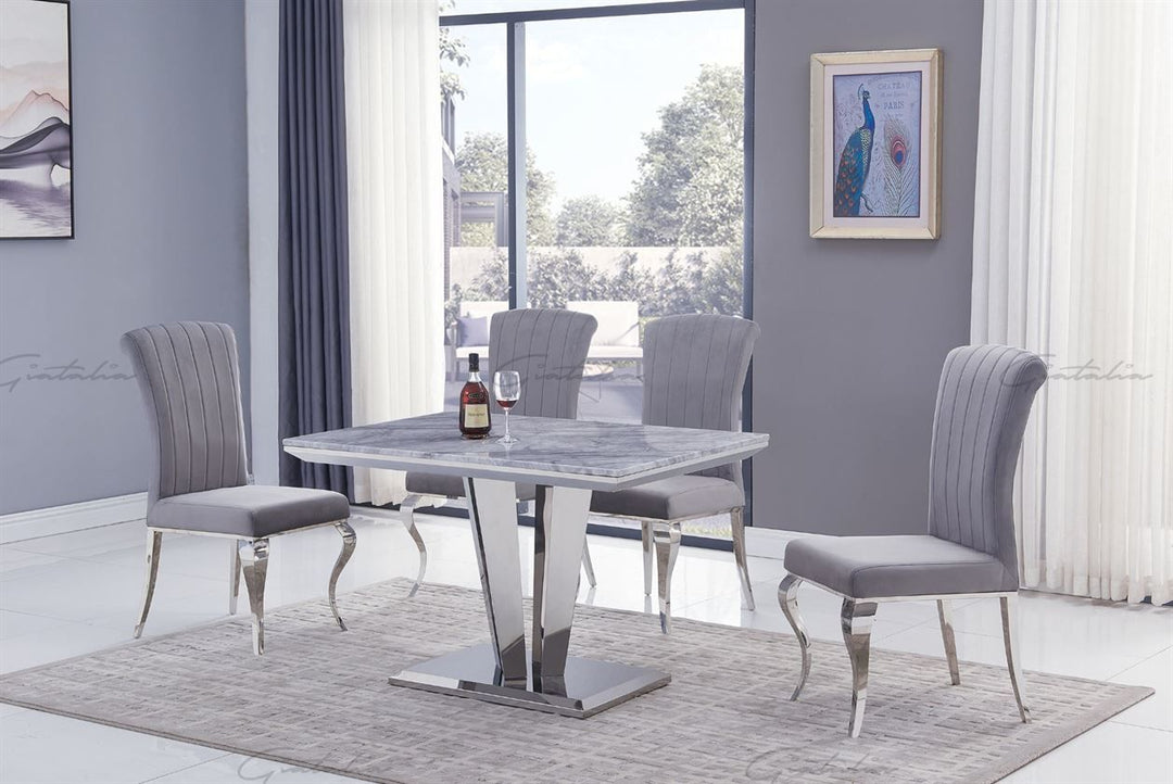 Riccardo 120 Rectangle Dining Table - GREY