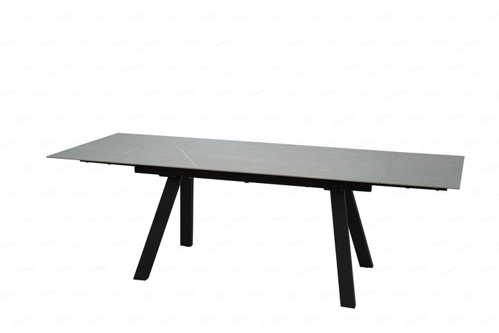Rische BIG Extending Table - Amani Grey Sintered Stone