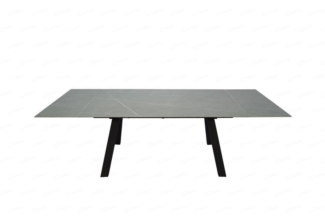 Rische BIG Extending Table - Amani Grey Sintered Stone