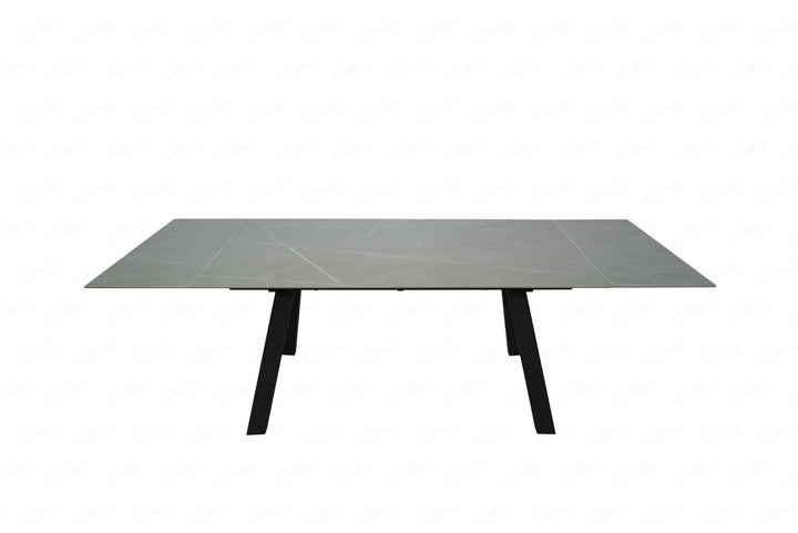Rische BIG Extending Table - Amani Grey Sintered Stone