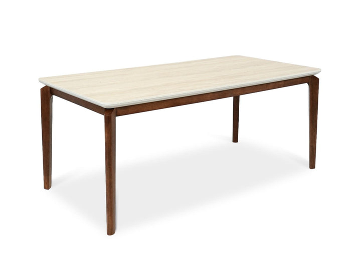Ronda BIG Table - Walnut & Travertine