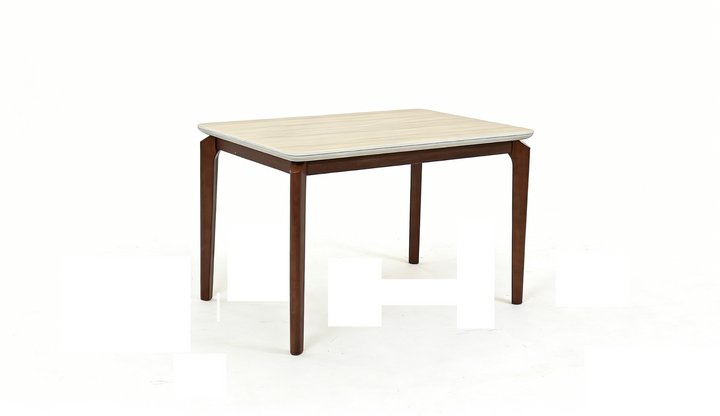 Ronda SMALL Table - Walnut & Travertine