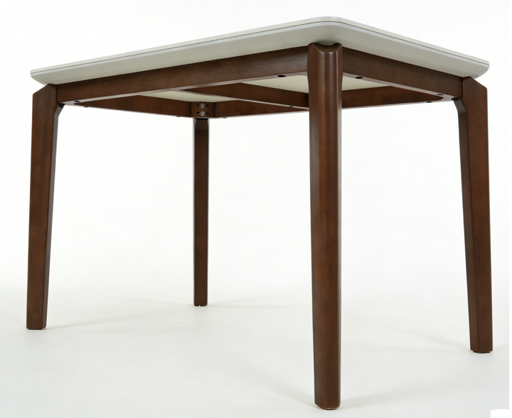 Ronda SMALL Table - Walnut & Travertine