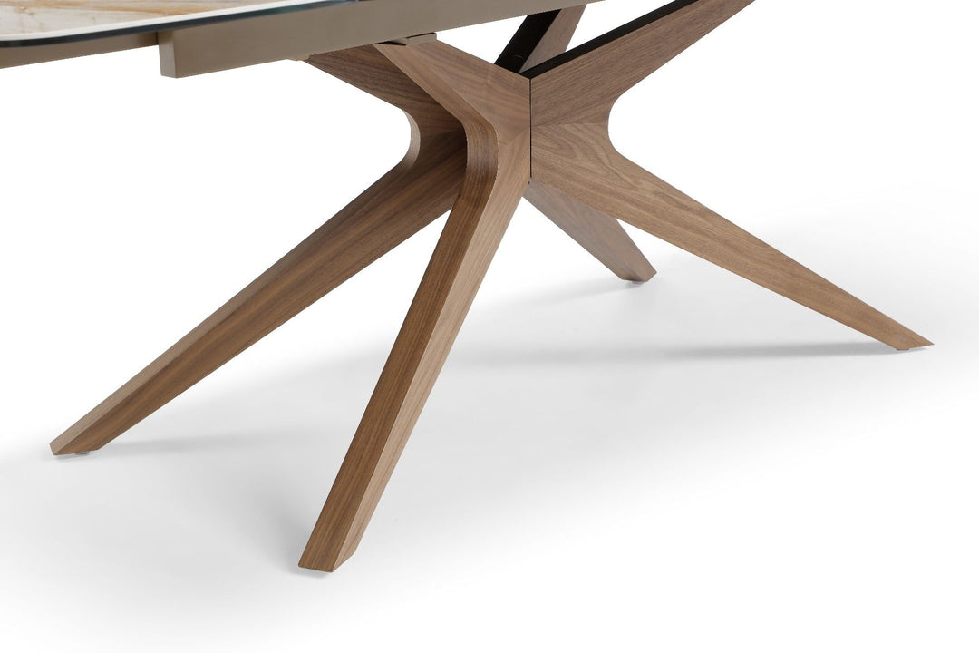 Serene Table - Walnut & Pandora Vendome