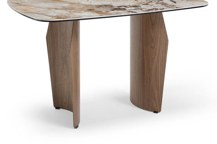 Sienna Table - Walnut & Pandora Vendome